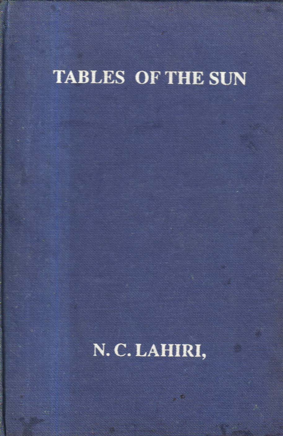 Tables of the Sun