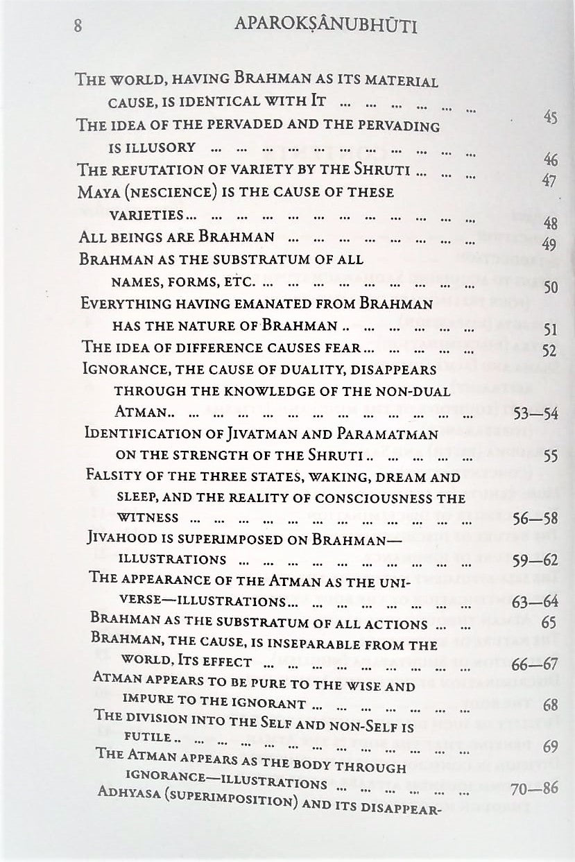 Aparokshanubhuti: of Sri Shankaracharya