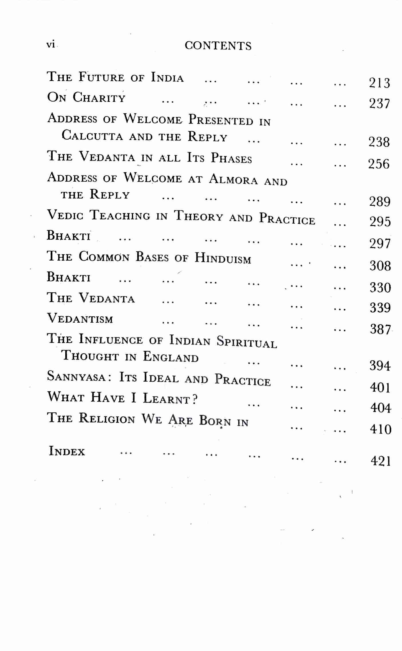 Lectures from Colombo to Almora