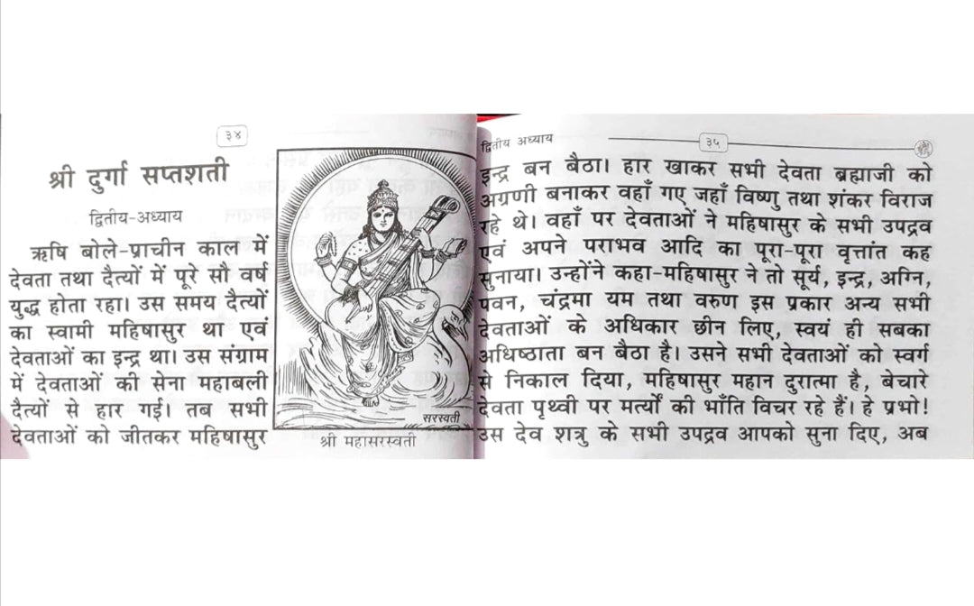 Shri Durga Saptshati Chandi Path Bhasha Hardcover