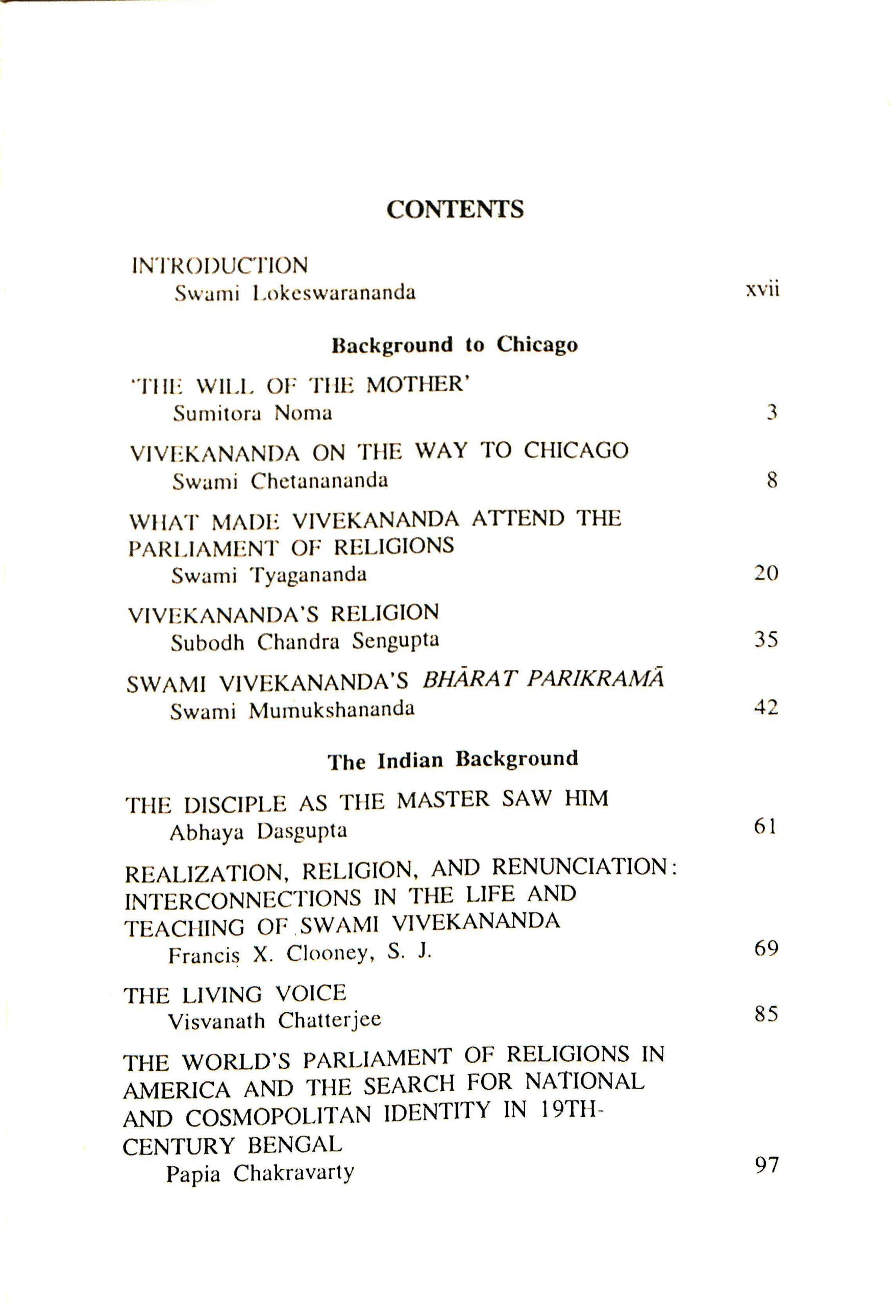 Swami Vivekananda: Hundred Years Since Chicago: Commemorative Volume