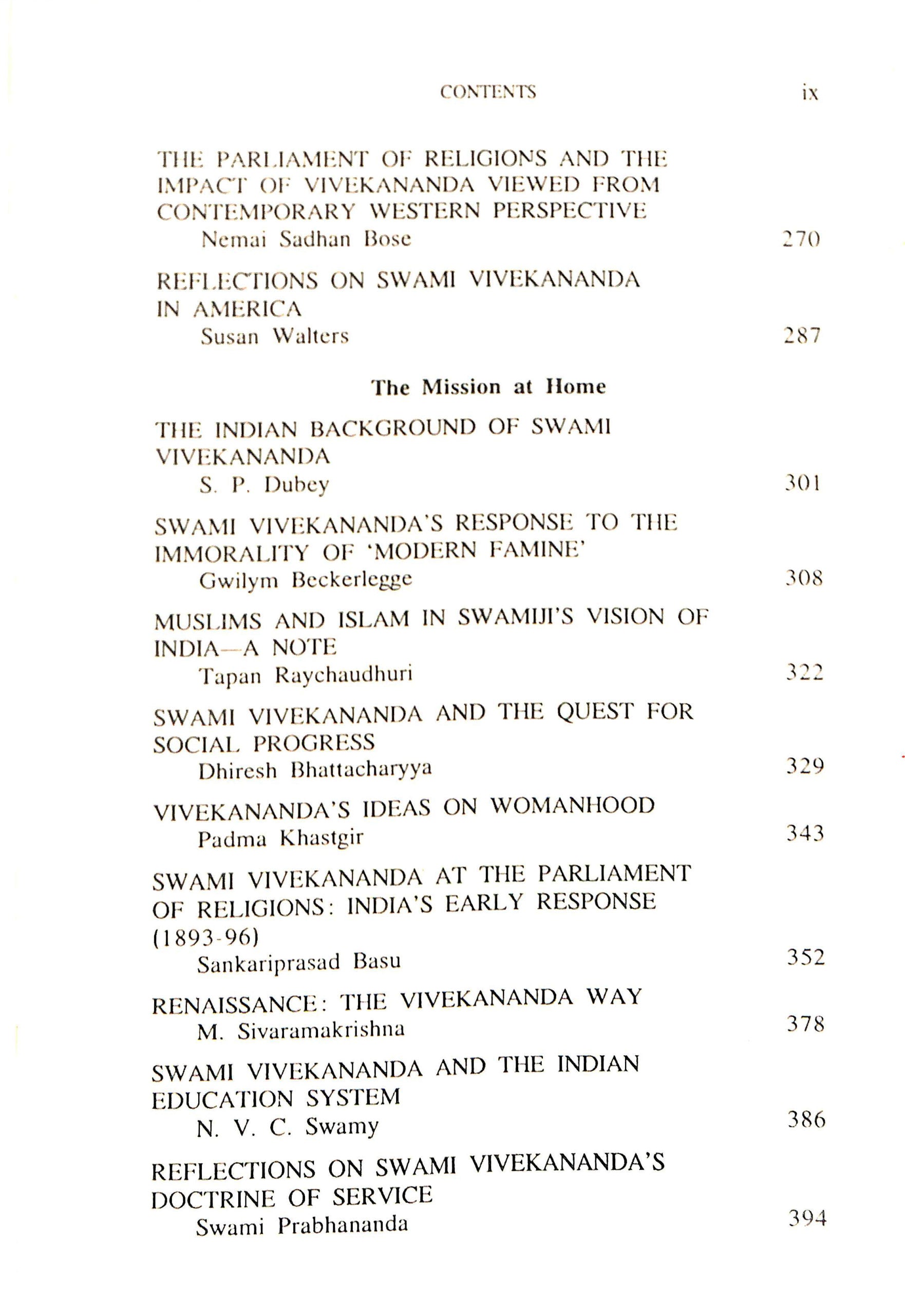 Swami Vivekananda: Hundred Years Since Chicago: Commemorative Volume