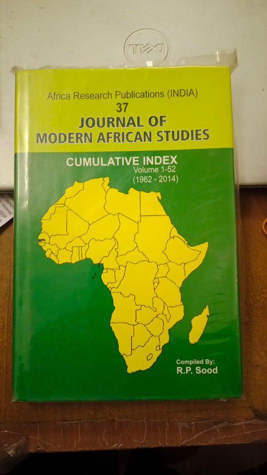 Journal of Modern African Studies Cumulative Index