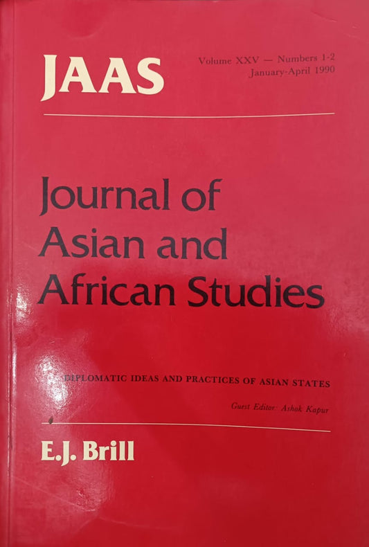 jaas jouranl of asian and african studies