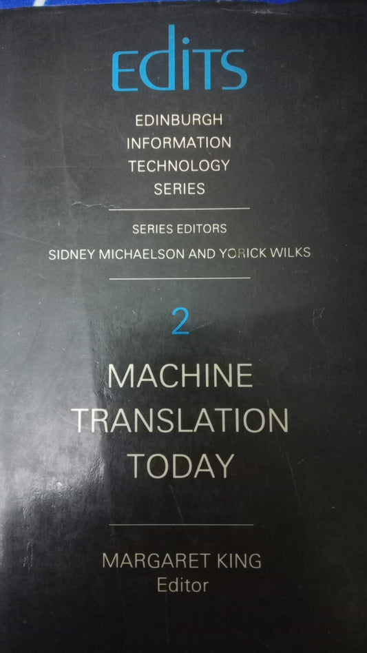 Machine Translation Today