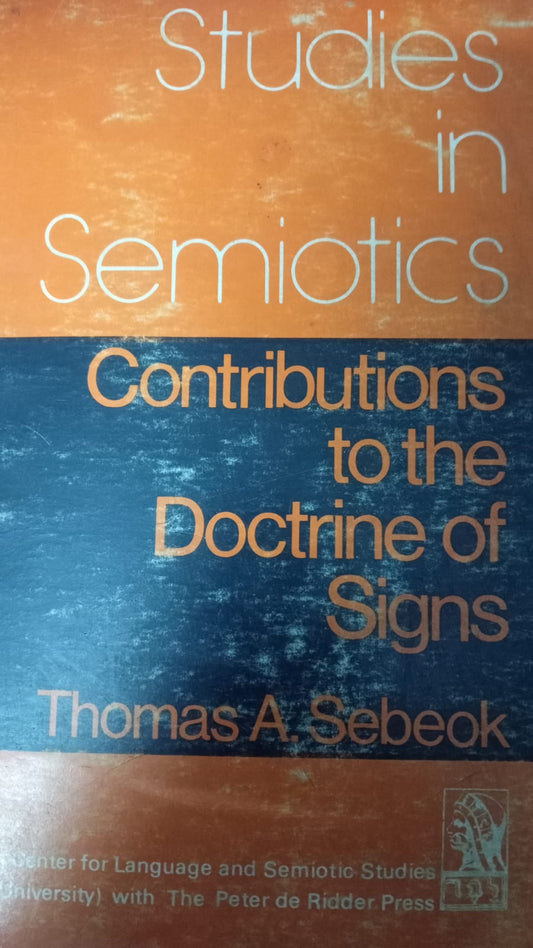 Contributions to the Doctrine of Signs