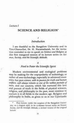 Science and Religion