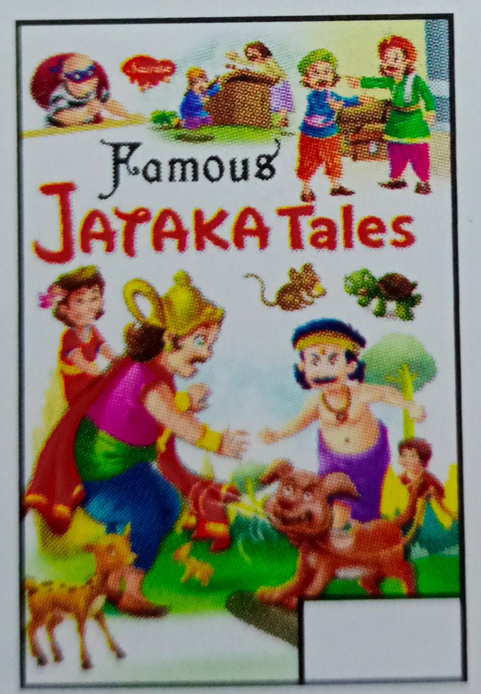 Famous Jataka Tales Book, Colourful Illustrations