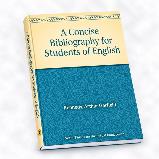 A Concise Bibliography for Students of English