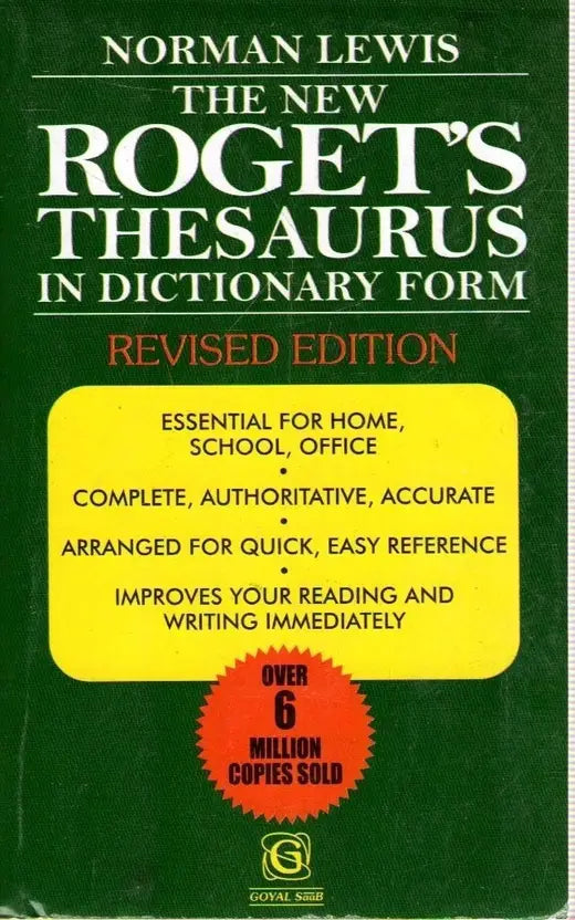 Roget's Thesaurus In Dictionary